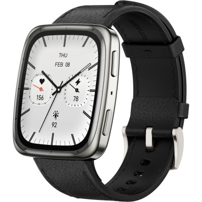 Smart Watch Amazfit Active 2 (Square) Premium Black Leather (W2440GL3N) UA