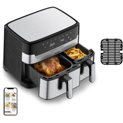 Мультипіч (аерофритюрниця) Tefal Dual Easy Fry&Grill Air Fryer EY905D10 UA