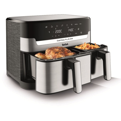 Мультипіч (аерофритюрниця) Tefal Dual Easy Fry&Grill Air Fryer EY905D10 UA