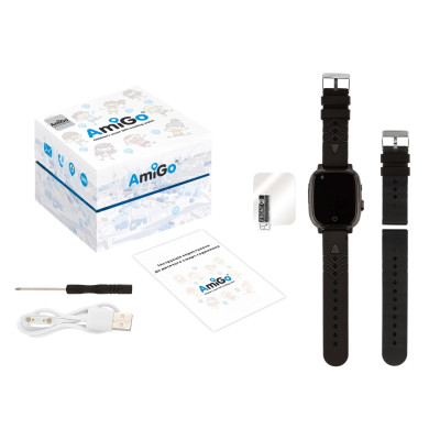 Smart Watch AmiGo GO005 4G WIFI Thermometer Black