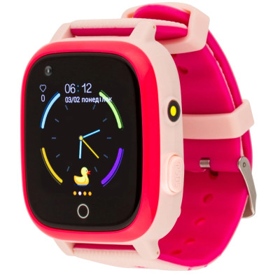 Smart Watch AmiGo GO005 4G WIFI Thermometer Pink UA UCRF