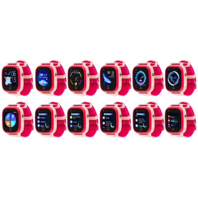 Smart Watch AmiGo GO005 4G WIFI Thermometer Pink UA UCRF