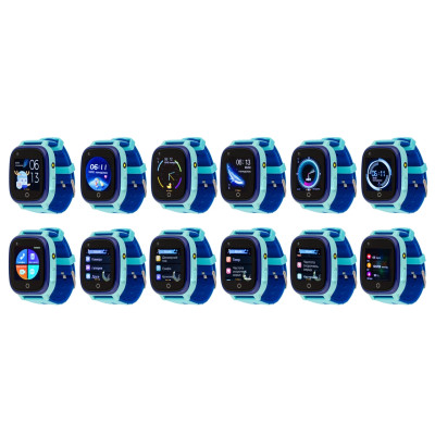 Smart Watch AmiGo GO005 4G WIFI Thermometer Blue