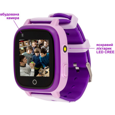 Smart Watch AmiGo GO005 4G WIFI Thermometer Purple Smart Watch AmiGo GO005 4G WIFI Thermometer Purple