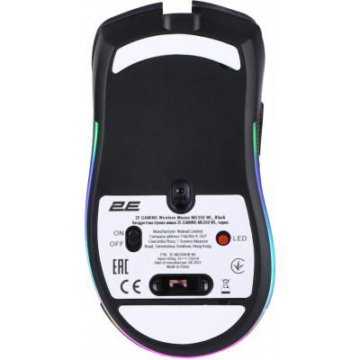 Bluetooth миша 2E Gaming MG350 WL RGB USB-A/WL black (2E-MG350UB-WL) UA