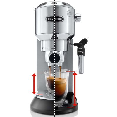 Кавоварка ріжкова DELONGHI Dedica EC685.M Silver UA