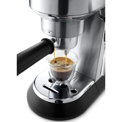 Кавоварка ріжкова DELONGHI Dedica EC685.M Silver UA