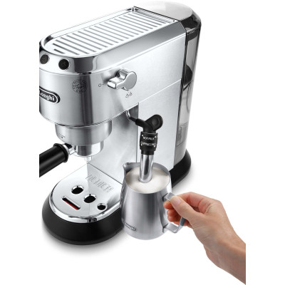 Кавоварка ріжкова DELONGHI Dedica EC685.M Silver UA