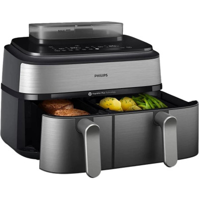 Мультипіч PHILIPS Dual Basket Airfryer 5000 Series NA555/00 UA