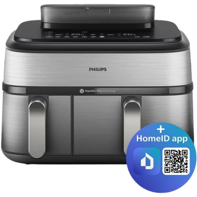 Мультипіч PHILIPS Dual Basket Airfryer 5000 Series NA555/00 UA