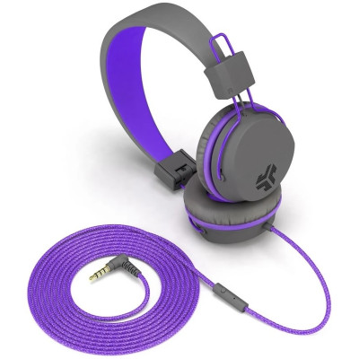 HF Stereo JLAB JBuddies Studio Wired Graphite/Purple (IEUHJKSTUDIORGRYPRP6) UA