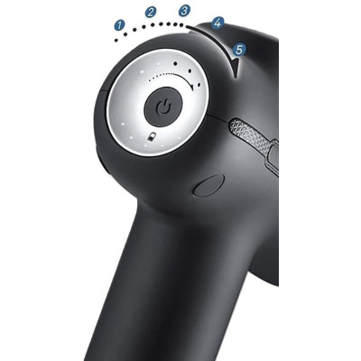 Масажер перкусійний ручний NAIPO Massage Gun MGG-2103 для тіла без підігріву UA