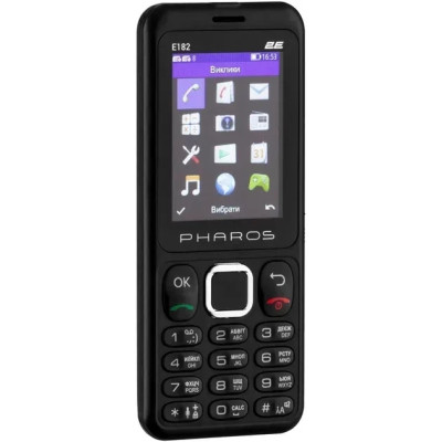 Телефон 2E E182 Black UA UCRF Телефон 2E E182 Black UA UCRF