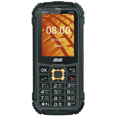 Телефон 2E R240 (2024) Guard Black UA UCRF