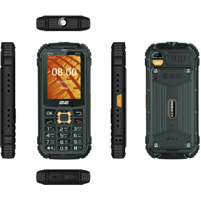 Телефон 2E R240 (2024) Guard Black UA UCRF