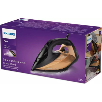 Праска Philips 7000 Series DST7040/80 Black/Gold UA Праска Philips 7000 Series DST7040/80 Black/Gold UA