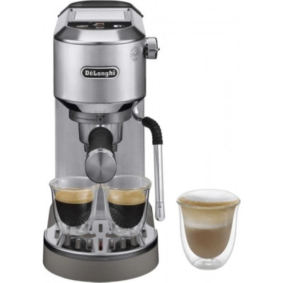 Кавоварка ріжкова DELONGHI Dedica Duo EC890.M Silver UA