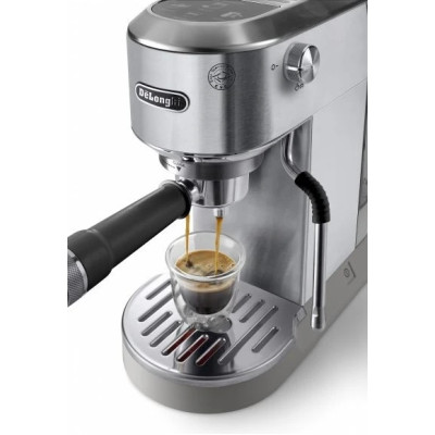 Кавоварка ріжкова DELONGHI Dedica Duo EC890.M Silver UA