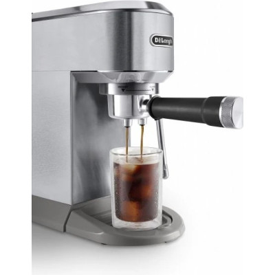 Кавоварка ріжкова DELONGHI Dedica Duo EC890.M Silver UA