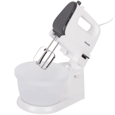 Міксер з чашою PHILIPS HR3745/00 Білий/сірий UA