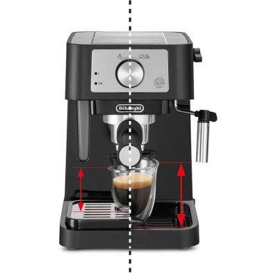 Кавоварка ріжкова DELONGHI Stilosa EC260.BK Чорний UA