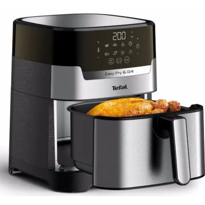 Мультипіч Tefal Easy Fry&Grill Precision EY505D15 нержавіюча Сталь з чорним UA