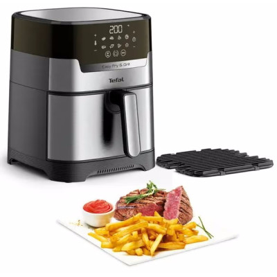 Мультипіч Tefal Easy Fry&Grill Precision EY505D15 нержавіюча Сталь з чорним UA