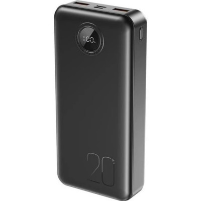 Power Bank XO PR239 20000mAh 20W +QC22.5W Black UA