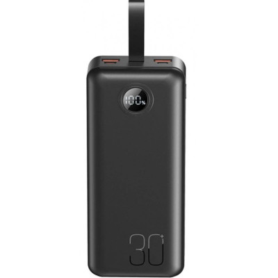 Power Bank XO PR240 30000mAh 20W +QC22.5W with light Black UA