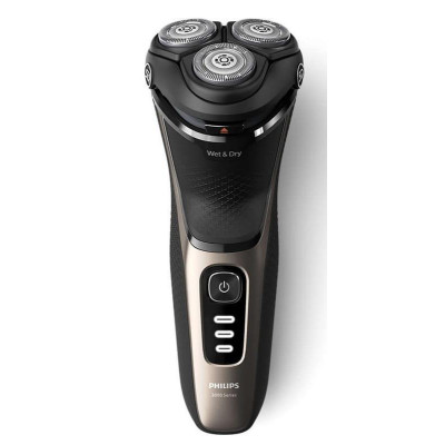Електробритва Philips Shaver Series 3000 S3242/12 Black/Gold UA