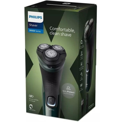 Електробритва Philips Shaver Series 3000X X3002/00 Green UA