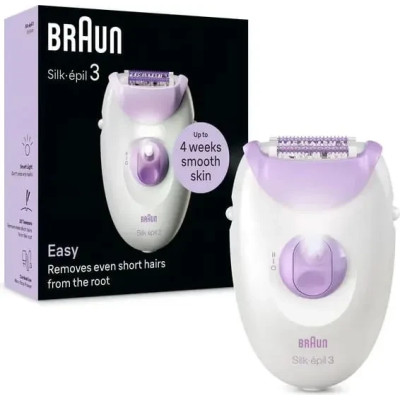 Епілятор Braun Silk-epil 3 SE 3-000 Білий UA