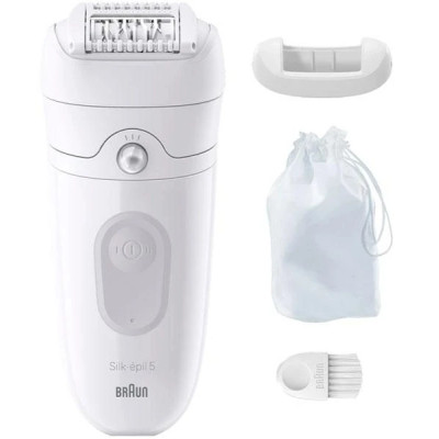 Епілятор Braun Silk-epil 5 SE 5-011 Білий/Сірий UA