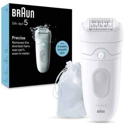 Епілятор Braun Silk-epil 5 SE 5-011 Білий/Сірий UA