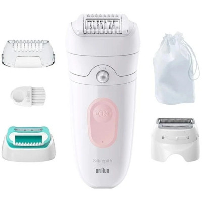 Епілятор Braun Silk-epil 5 SE 5-050 Білий/Рожевий UA