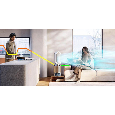 Кліматичний комплекс Dyson Purifier Humidify+Cool PH2 De-Nox White/Gold (545007-01) EU