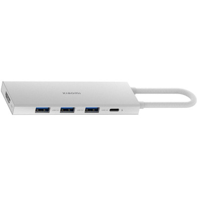 USB HUB Xiaomi 5in1 USB-C to HDMI/3USB 3.0 (BHR8804GL) Silver gray UA UCRF