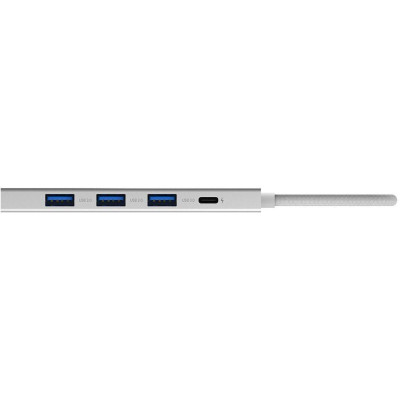 USB HUB Xiaomi 5in1 USB-C to HDMI/3USB 3.0 (BHR8804GL) Silver gray UA UCRF