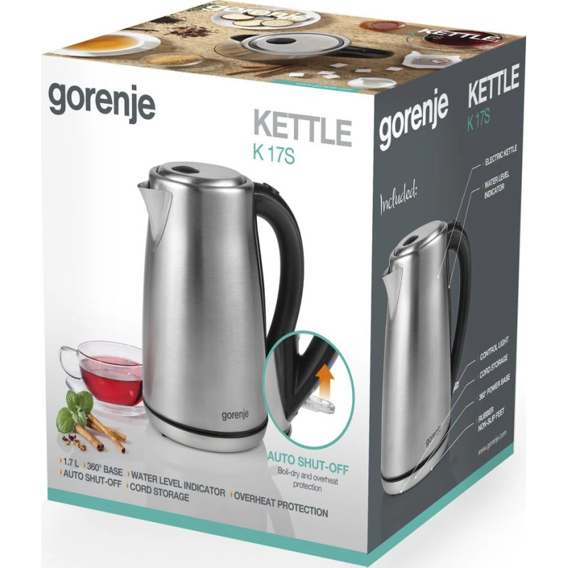Електрочайник Gorenje K17S (FK-1625-1) UA Електрочайник Gorenje K17S (FK-1625-1) UA
