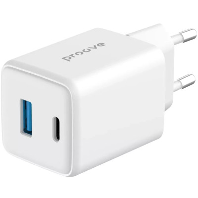 МЗП блочок 45W USB-A/USB-C Pocket GaN White Proove (WCPG45110002) UA