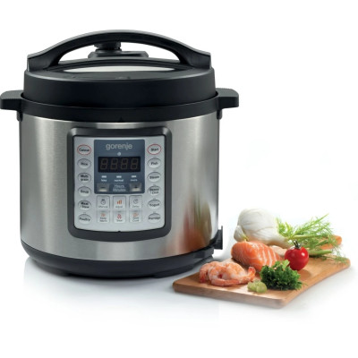 Мультиварка - скороварка Gorenje GMC6SBK Stainless steel UA
