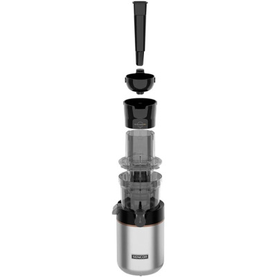 Соковитискач шнековий Sencor Nutri Juicer Pro SSJ8050SS Stainless steel UA