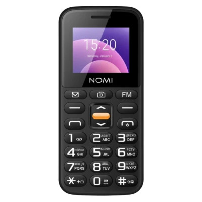 Телефон Nomi i1820 Black UA UCRF