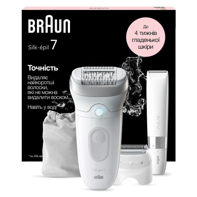 Епілятор Braun Silk-epil 7 SE 7-441 White UA