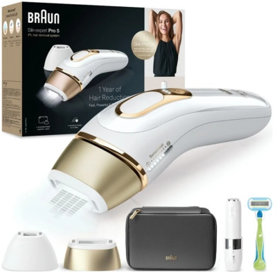 Фотоепілятор Braun Silk-expert Pro 5 IPL PL5146 White/gold UA Фотоепілятор Braun Silk-expert Pro 5 IPL PL5146 White/gold UA