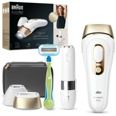 Фотоепілятор Braun Silk-expert Pro 5 IPL PL5146 White/gold UA Фотоепілятор Braun Silk-expert Pro 5 IPL PL5146 White/gold UA