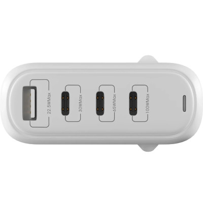 МЗП блочок 120W GaN USB-A/3USB-C GaN120WA3C white Globex UA UCRF МЗП блочок 120W GaN USB-A/3USB-C GaN120WA3C white Globex UA UCRF