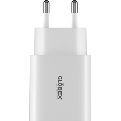 МЗП блочок 12W 2USB-A 12WAC white Globex UA UCRF
