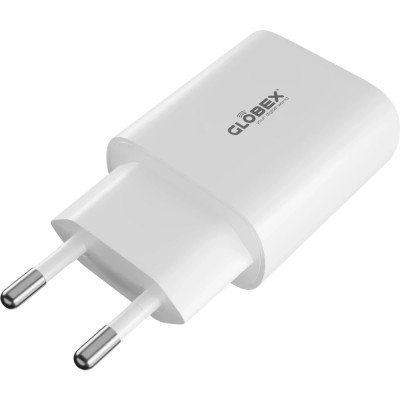 МЗП блочок 12W 2USB-A 12WAC white Globex UA UCRF