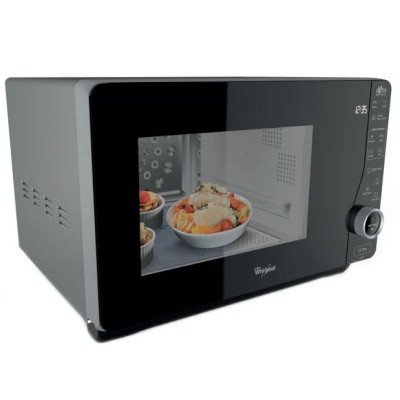 Мікрохвильова піч з грилем Whirlpool MWF 421 SL Black UA